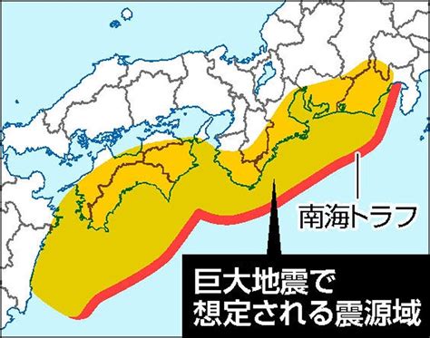 南海トラフ地震 確率 増加